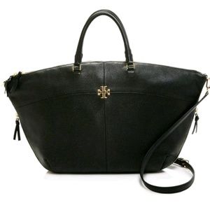 Tory Burch Pebbled leather satchel
